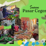 Coklat Estetis Kolase Foto Suasana Pasar Tradisional di Pasar Ceger